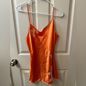 Orange Victoria’s Secret slip, size M